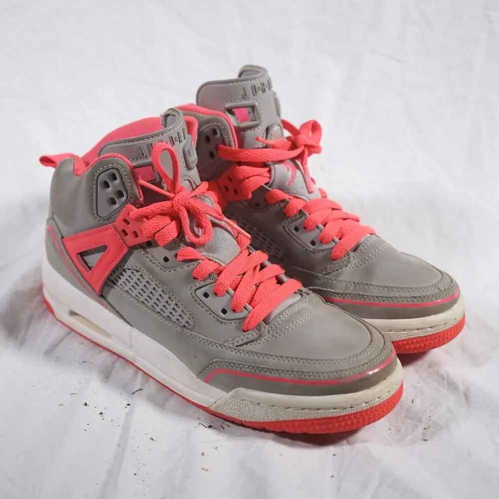 Jordan Spizike Wolf Grey Racer Pink Rare 2019 Kid's Size 6Y 535712-060